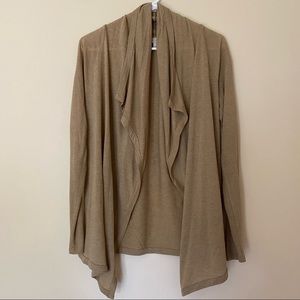 Tan cardigan from the Scandal collection at The Limited